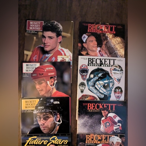 Vintage Beckett Hockey Magazines - Picture 3 of 4